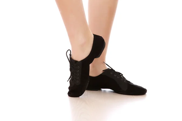 Female ballet dancer's feet — Stock Photo, Image