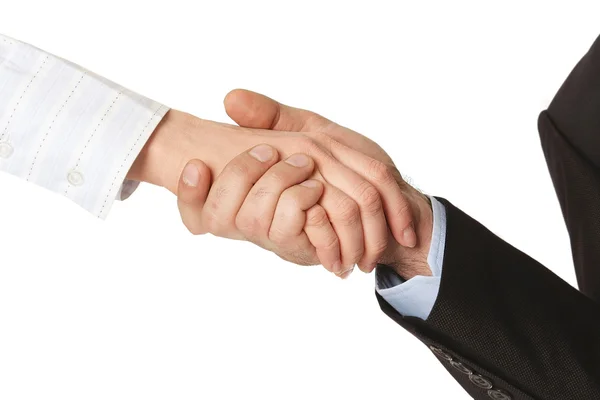 Closeup of a business handshake — Stock Photo, Image