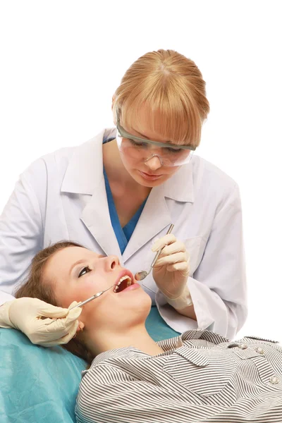 En el dentista — Foto de Stock