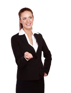 iş takım elbiseli kadını