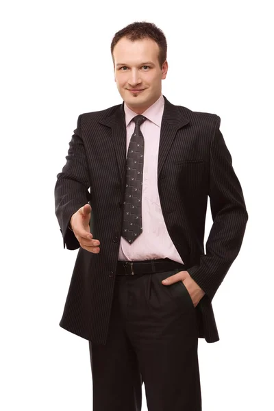 Businessman's handshake — Stock Photo, Image