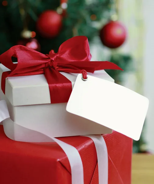 Christmas gift boxes — Stock Photo, Image