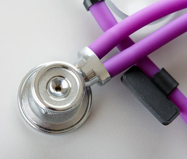 A stethoscope on white — Stock Photo, Image