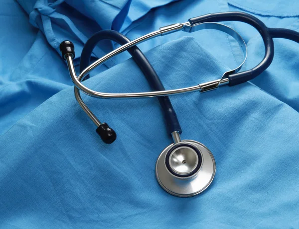 Doctor coat with stethoscope. — Stock Photo, Image