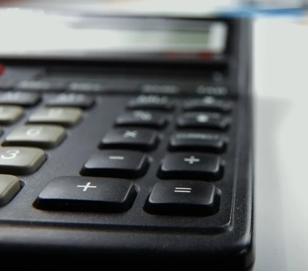 Imagen de primer plano del teclado de la calculadora . —  Fotos de Stock