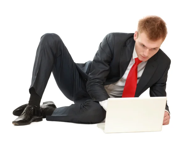 Portrait of a happy young businessman — Stock Photo, Image