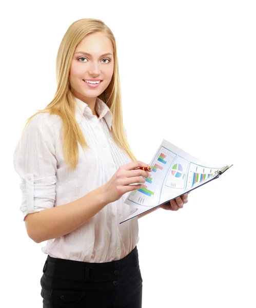 Portrait of the business woman — Stock Photo, Image