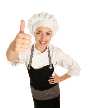 çekici aşçı kadın