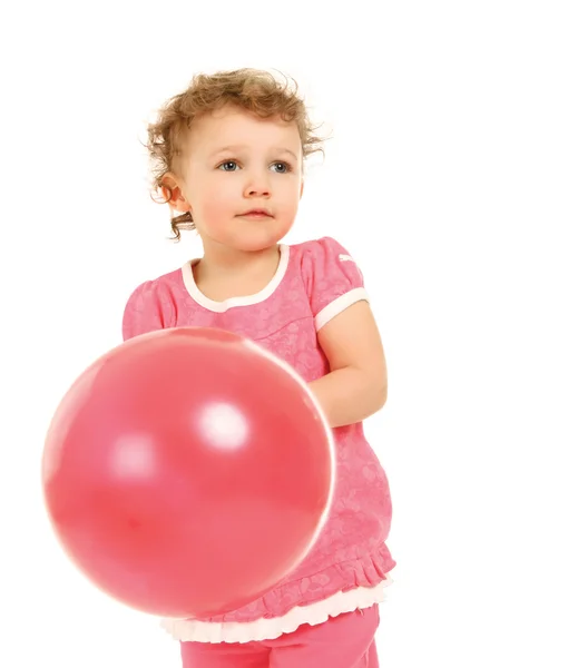 Criança com o balão — Fotografia de Stock