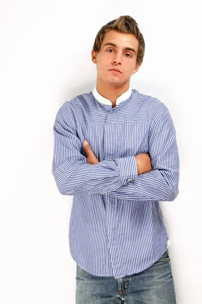 Young man  with arms crossed, — Stock Photo, Image