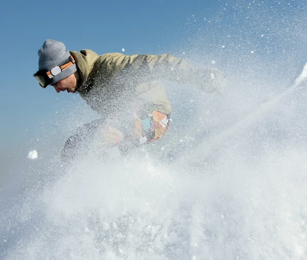 Extremes Snowboarden — Stockfoto