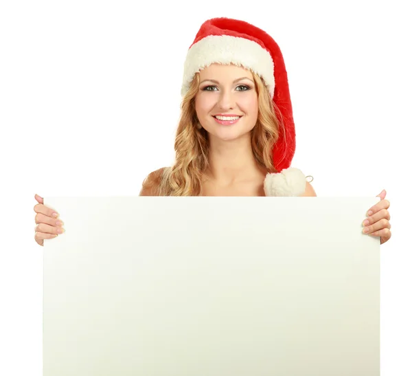 Beautiful christmas woman — Stock Photo, Image