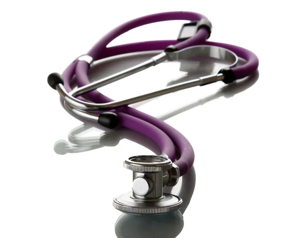 A stethoscope on white — Stock Photo, Image