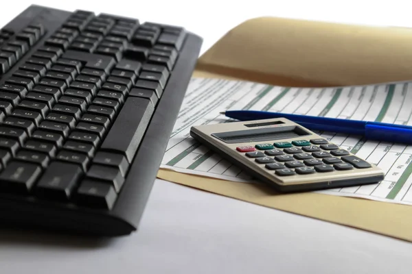 Closeup image of keyboard — Stock Photo, Image