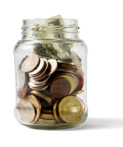 Saving money concept