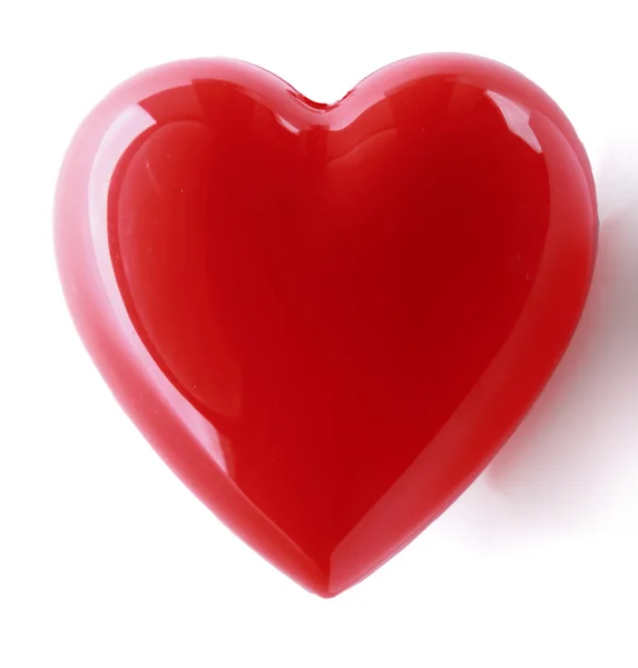 A red heart isolated — Stock Photo, Image