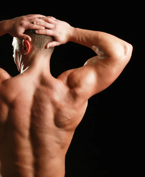 Healthy muscular young man — Stock Photo, Image