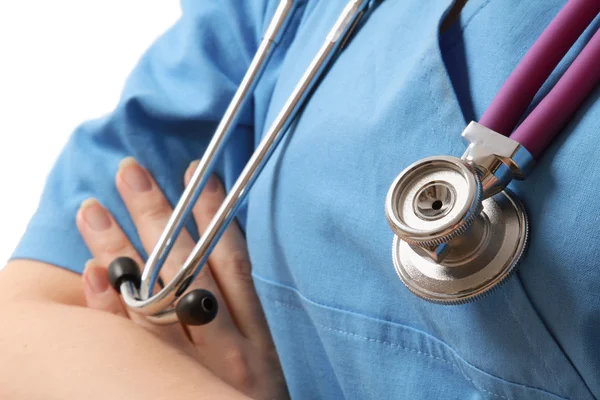 Doctor with stethoscope — Stock Photo, Image