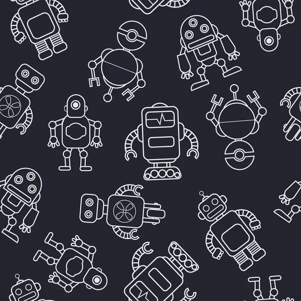 Cartoon robot. — Stockvector