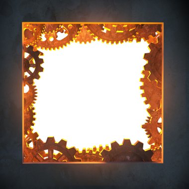 Gears'ı paslı metal yapılmış olan Meydanı diyafram