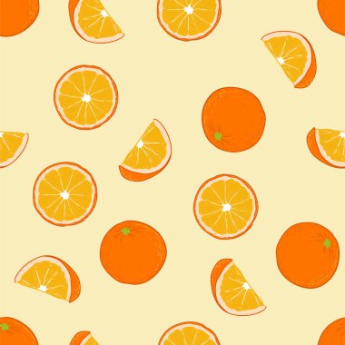 sorunsuz geçmiş bir turuncu ve turuncu bir dilim ile