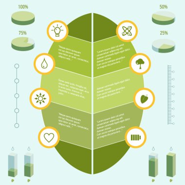serisi Infographic ekoloji ve doğa.