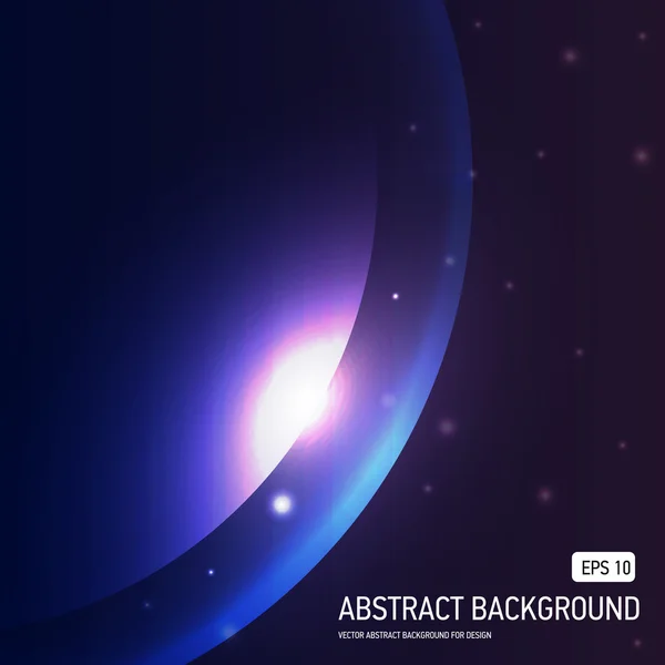 Background with sphere or planet — Stock Vector