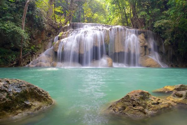 Cascada en el Parque Nacional Erawan —  Fotos de Stock