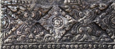desen khmer Kamboçya, eski taş oyma taş kale