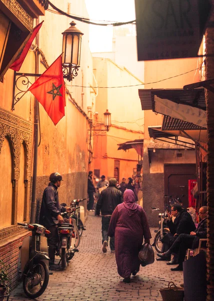 Σοκάκι στο Μαρακές — Φωτογραφία Αρχείου