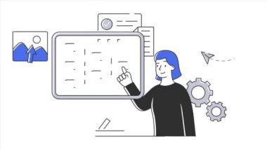 Ofis çalışanı senaryo analizi sunumu yaptı