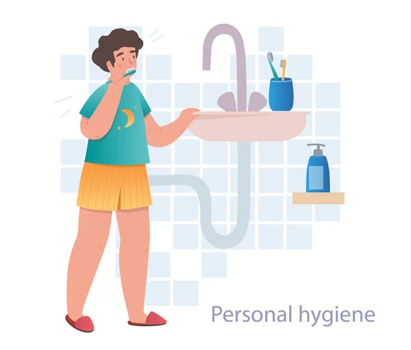 Koncept osobní hygieny — Stockový vektor