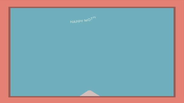 Šťastné matky den koncept — Stock video
