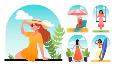 Tatil ruh hali konsepti