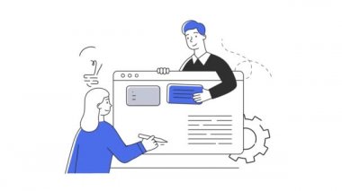 Ekip, sosyal medya içeriği için fikirler üretiyor.