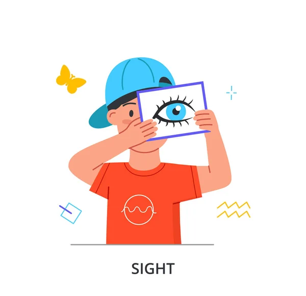 A látás fogalma — Stock Vector