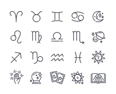 Basit Astrolojik Simgeler Kümesi