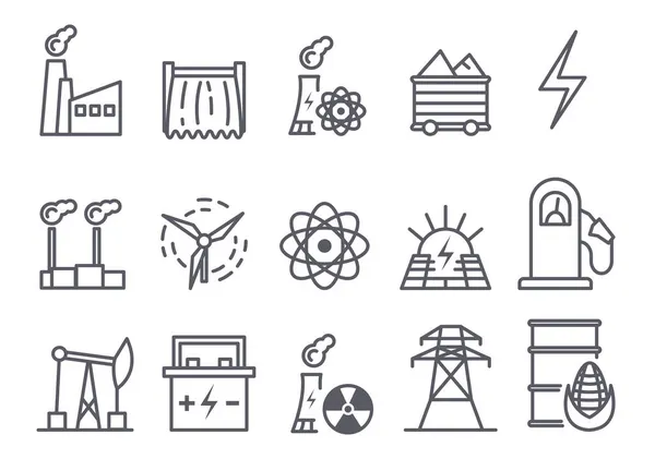 Obtenir l'icône de l'énergie — Image vectorielle