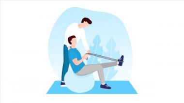 Aşil tendon rehabilitasyon egzersizleri.