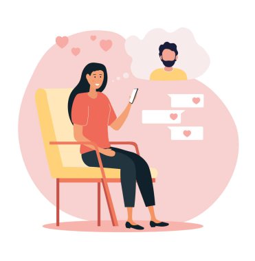 kadın erkek arkadaşıyla Sohbet