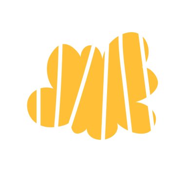 Sarı çiçek etiketi