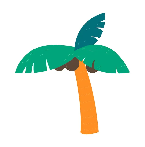 Etiqueta de palma — Vetor de Stock