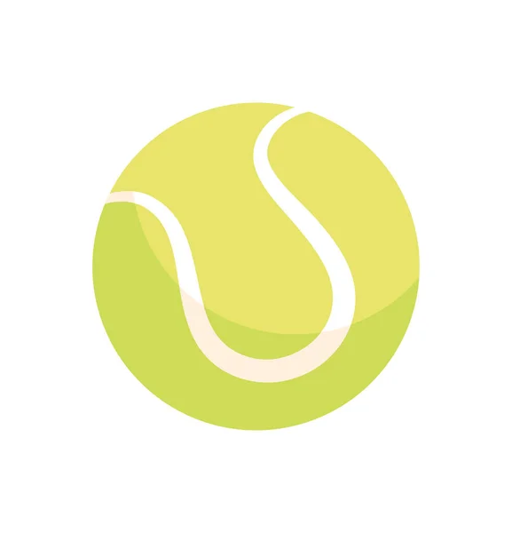 Bola de tênis simples — Vetor de Stock