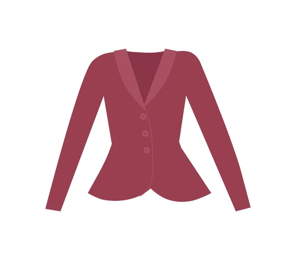 Adesivo casaco vermelho —  Vetores de Stock