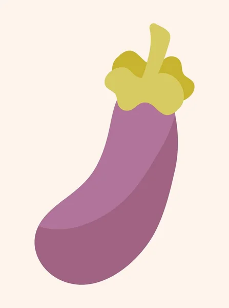 Autocollant d'aubergine — Image vectorielle
