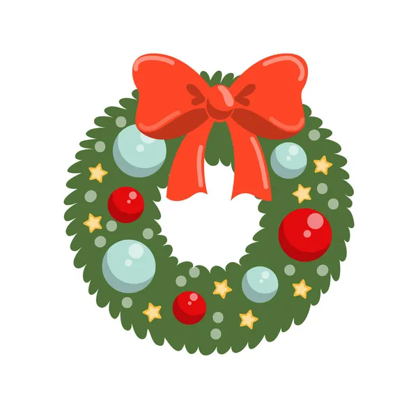 Sticker de Noël coloré — Image vectorielle