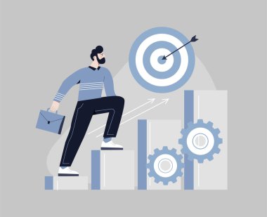 Kariyer gelişimi konsepti