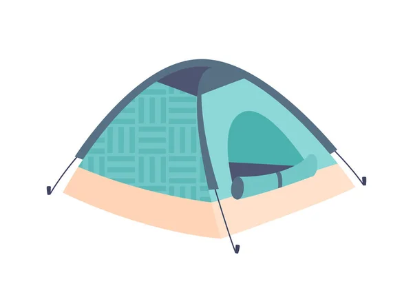Kamp çadırı etiketi — Stok Vektör