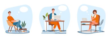 Çalışırken hayal kuran insanlarla dolu.