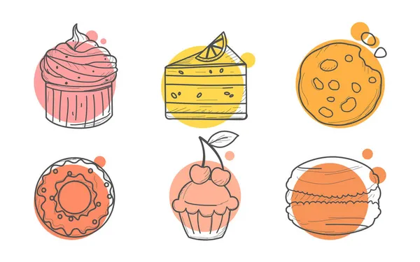 Ensemble de boulangerie — Image vectorielle